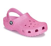 Clog CROCS "Classic K", Mädchen, Gr. 34, rosa (rosa glitzer), Croslite™, Glitzer, schimmernd, Schuhe Clog, Sommerschuh, Hausschuh, Badeschuh mit schwenkbarem Fersenriemchen (91954037-34)