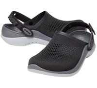 Crocs Clogs LiteRide 360 – bequeme Allround-Schuhe – Schwarz/Schiefergrau Gr. 37-38