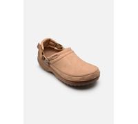 Crocs - Clogs & Pantoletten Classic Crafted Vegan Suede Clog W - Braun - Größe 39 - 40