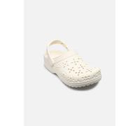 Crocs - Classic Floral Cut Out Clog - Sandalen, Gr. 36-37, beige/weiß (Chalk)