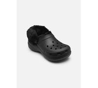 Crocs | Damen | Classic Platform Fuzz Lined | Clogs | Schwarz | 38