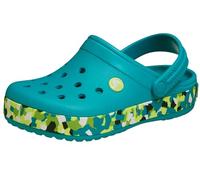 Crocs Crocband Clog Holzschuh, Turbo Teal Multi, 36 EU