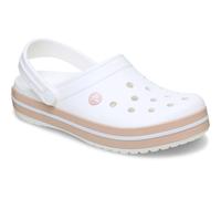 Crocs Crocband Thermoplastische Weiße/Rosa Karamell Clogs EU 42 / UK 8