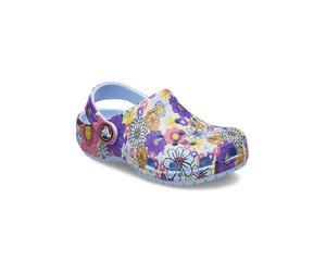 Crocs Crocs "Classic Retro Floral" in Hellblau - Größe 19/20 | Baby Badeschuh