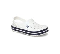 Clog CROCS "Crocband", Herren, Gr. 39, blau (weiß, navy), sportlich, Schuhe, Sommerschuh, Gartenschuh, Poolslides, mit farbiger Laufsohle (38061764-39) weiß, navy