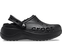 Crocs BAYA PLATFORM LINED CLOG Damen Slip-On Schuhe, schwarz, größe 36/37 W6