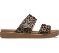 Crocs | Damen | Brooklyn Buckle Low Low Animal | Sandalen | Braun | 39
