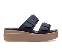 Crocs Damen Brooklyn Buckle Low Wedge Sandal, Deep Navy, 38/39 EU