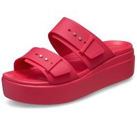 Crocs Damen Brooklyn Buckle Low Wedge Sandal, Digital Raspberry, 37/38 EU