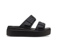 Crocs Damen Sandalen Brooklyn Buckle Low Wedge Schwarz 38/39 EU