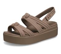 Crocs Damen Brooklyn Knot Low Wedge Keilabsatz, Latte, Größe 42 EU