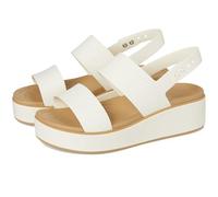 Crocs Damen Brooklyn Low Wedges Plateau Sandalen, Chalk Tan, 42/43 EU