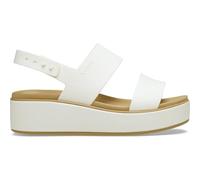 Crocs Brooklyn Matte Wrap Low Wedge 36-37 EU Chalk/Tan