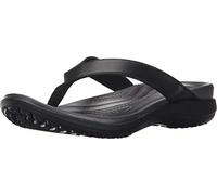 Crocs Damen Capri V Flip W Zehentrenner, Schwarz, 36/37 EU