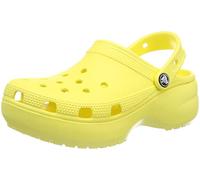 Crocs Damen Classic Plateau Clog W, gelb, 41/42 EU