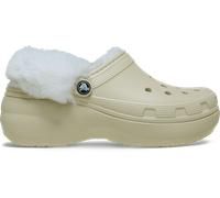 Crocs | Damen | Classic Platform Fuzz Lined | Clogs | neutrals | 37