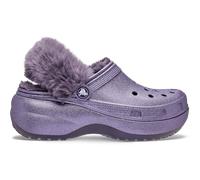 Crocs | Damen | Classic Platform Fuzz Lined Glitter | Clogs | | 36