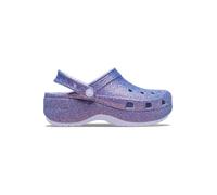 Crocs Damen Classic Platform Glitter Clog, Purple Moon, 39-40 EU