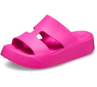 Crocs Damen Getaway Platform H-Strap Sandale, Pink Crush, 41.5 EU