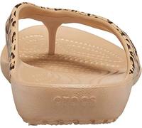 Crocs Damen Kadee II Leopard Flip W Holzschuh, Leopard Gold, 37/38 EU