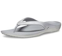 Crocs Damen Kadee II Flip Flops, Sandalen für Frauen, silber, 42 EU