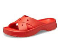 Crocs Damen Sandalen mit Kreuzriemen, Kirschrot, 37-38 EU
