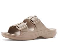 Crocs Damen Saturday W Schiebe-Sandalen, Taupe, 34 EU