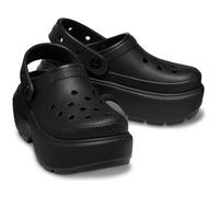 Crocs™ Stomp Clog Unisex Slip-On Schuhe - Ideal für Pool und Straße - EVA-Außensohle, Fußbett und Futter, Schwarz, 43/44 EU