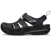 Crocs Damen Yukon Fisherman Sandalen, Black, 36/37 EU
