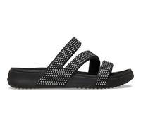 Crocs - Getaway Gems Strappy - Damen Komfort-Pantoletten mit Glanz - Schwarz ..., Gr. 36-37 EU / 6 US W