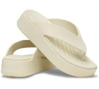 Crocs Getaway Groove Platform Flip Elfenbein US W7 (EU 37-38) Damen