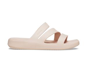 Crocs - Getaway Strappy - Damen Komfort-Pantoletten - Hellrosa (Quartz), Gr. 36-37 EU / 6 US W