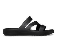 Crocs - Getaway Strappy - Damen Komfort-Pantoletten - Schwarz (Black), Gr. 37-38 EU / 7 US W