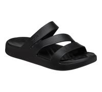 Crocs Damensandalen Getaway Strappy – nahtlos, leicht und flexibel – Schwarz Größe 41–42