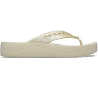 Crocs Herren Baya Platform Flip Flip, Bone, 42/43 EU
