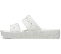 Crocs Herren Baya Platform Glitter Sandal Sandalen, White, 41/42 EU