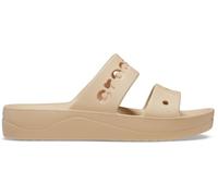 Crocs Damen Baya Plateau-Sandale, Chai, 38 EU, Chai, 37/38 EU