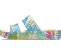 Crocs Herren Baya Platform Trop Print Amazon Sandal Sandalen, White/Multi, 41/42 EU