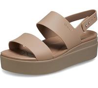 Crocs Herren Brooklyn Low Wedge Sandalen, Latte/Mushroom, 39/40 EU