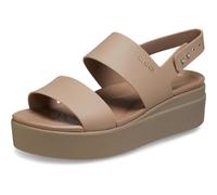 Crocs Herren Brooklyn Low Wedge Sandalen, Latte/Mushroom, 39/40 EU