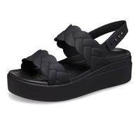 Crocs Herren Brooklyn Woven Upper LW Sandalen, Black/Black, 37/38 EU