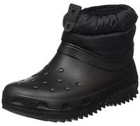 Crocs Herren Classic Neo Puff Shorty Boot W Stiefel, Black, 33/34 EU