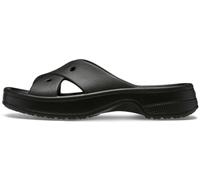 Crocs Klassische Damen-Sandale mit Kreuzriemen, Schwarz, Größe 40, Schwarz, 39/40 EU
