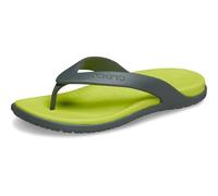 Crocs Herren Coast Flip-Flop, Schiefergrau/Zitrus, 45 EU, Schiefergrau Citrus, 11 UK