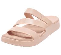 Crocs Herren Getaway Patent Strappy Badeschlappen, Pink Caramel, 39/40 EU