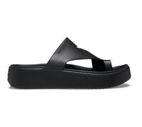 Crocs Damen Getaway Platform Toe Loop Sandale, Schwarz, 38 EU