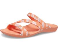 Crocs Herren Kadee II Graphic Sandal W Sandalen, Papaya/Multi, 34/35 EU