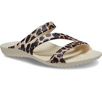 Crocs Herren Kadee II Graphic Sandal W Sandalen, Winter White/Multi, 34/35 EU