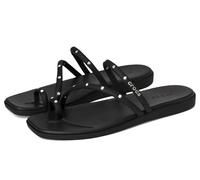 Crocs Herren Miami Studded Toe Loop Sandal Sandalen, Black, 34/35 EU