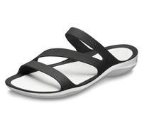 Crocs Damen Swiftwater Women Sandalen, Black/White, 37/38 EU